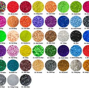 Bảng màu hạt nhựa Perler Beads